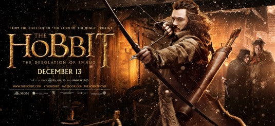 1000 piece jigsaw puzzle for the movie poster: The Hobbit: The Desolation of Smaug (2013) ver4