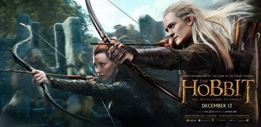 1000 piece jigsaw puzzle for the movie poster: The Hobbit: The Desolation of Smaug (2013) ver6