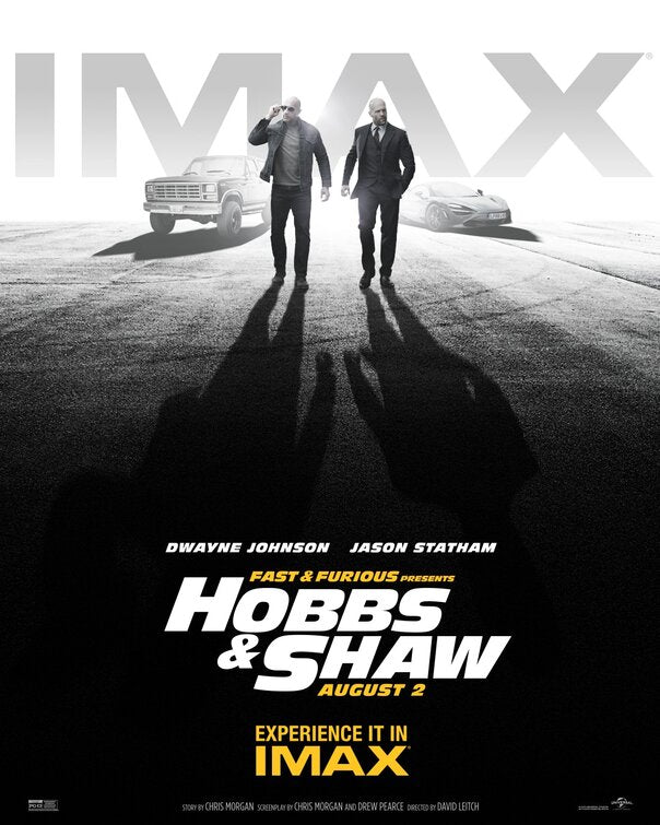 1000 piece jigsaw puzzle for the movie poster: Hobbs & Shaw (2019) ver8