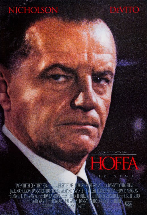 the movie poster: Hoffa (1992) ver1