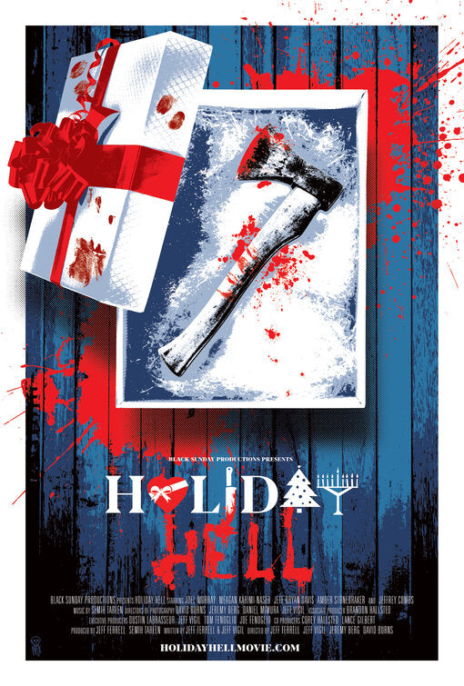 1000 piece jigsaw puzzle for the movie poster: Holiday Hell (2019)