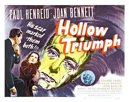 the movie poster: Hollow Triumph (1948) ver2