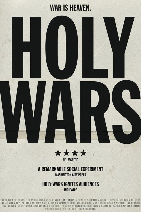1000 piece jigsaw puzzle for the movie poster: Holy Wars (2010)