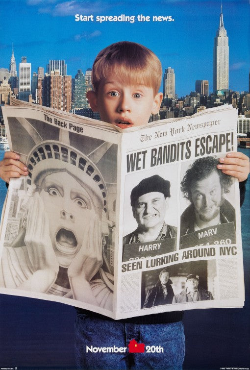 the movie poster: Home Alone 2: Lost in New York (1992) ver1