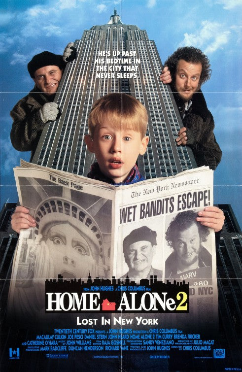 the movie poster: Home Alone 2: Lost in New York (1992) ver2
