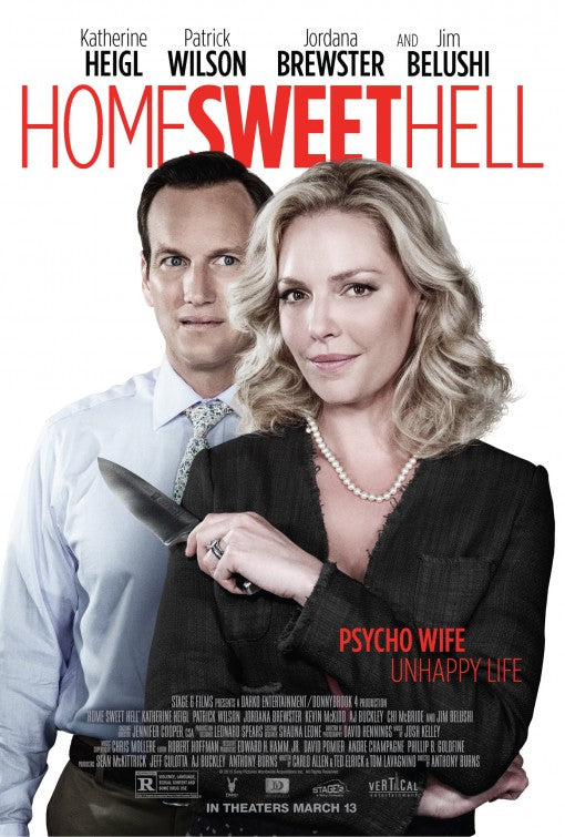 1000 piece jigsaw puzzle for the movie poster: Home Sweet Hell (2015)