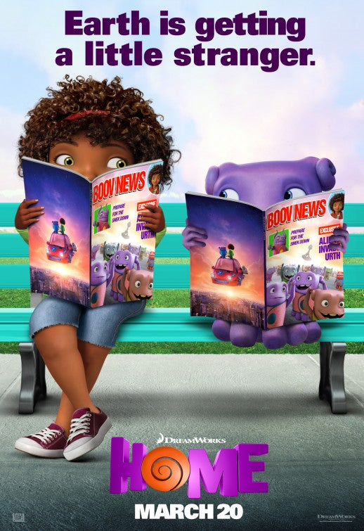 1000 piece jigsaw puzzle for the movie poster: Home (2015) ver10