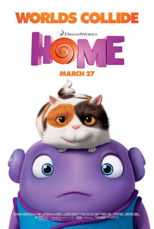 1000 piece jigsaw puzzle for the movie poster: Home (2015) ver11