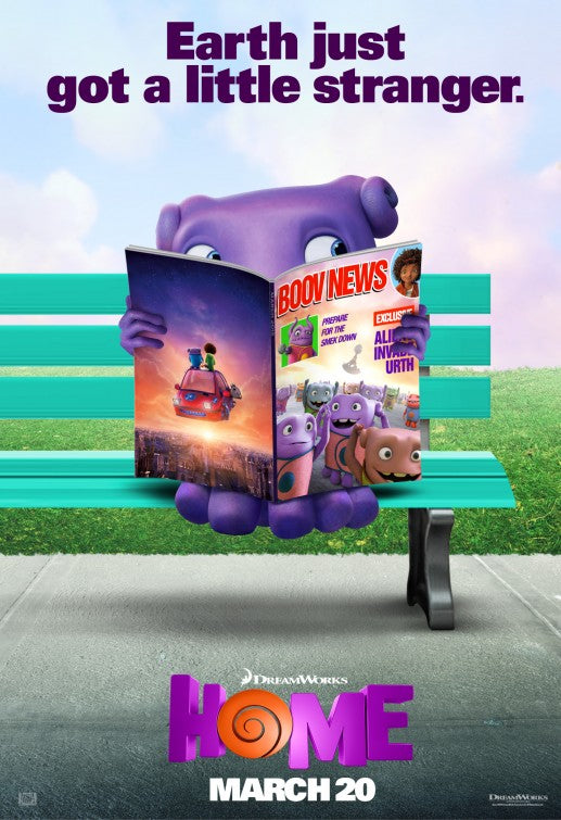 1000 piece jigsaw puzzle for the movie poster: Home (2015) ver8