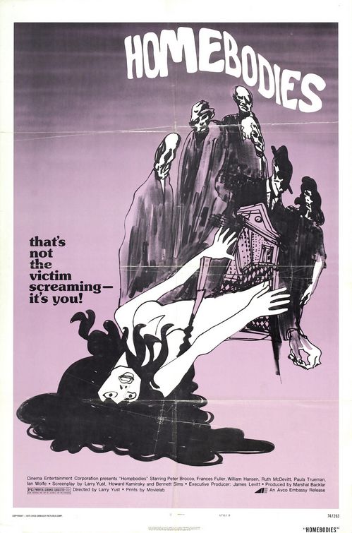 the movie poster: Homebodies (1974)