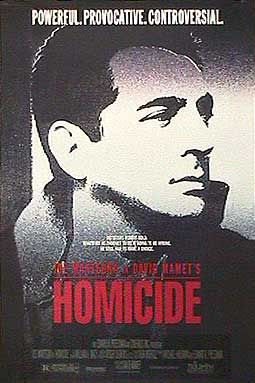the movie poster: Homicide (1991)