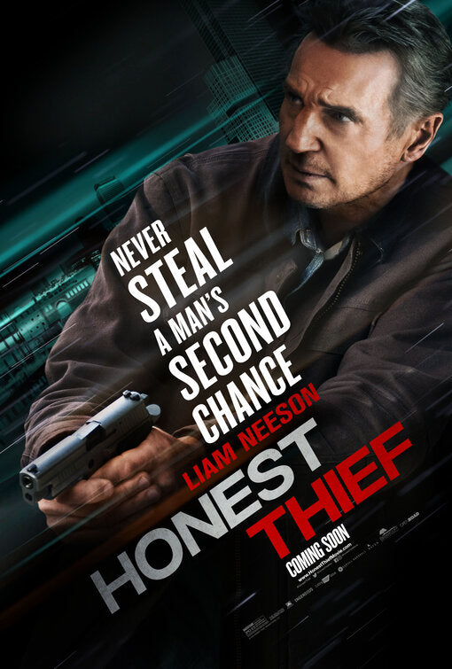 1000 piece jigsaw puzzle for the movie poster: Honest Thief (2020)