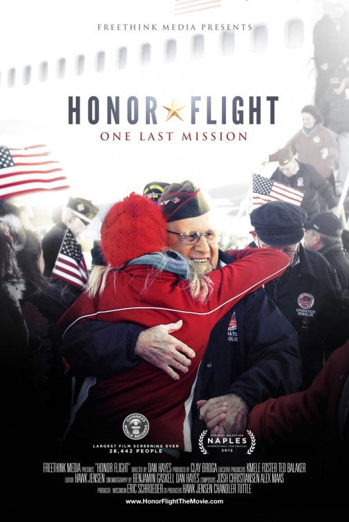 1000 piece jigsaw puzzle for the movie poster: Honor Flight (2012)