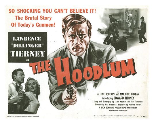 the movie poster: The Hoodlum (1951)