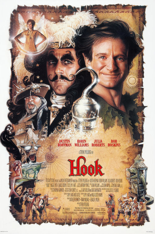 the movie poster: Hook (1991) ver2