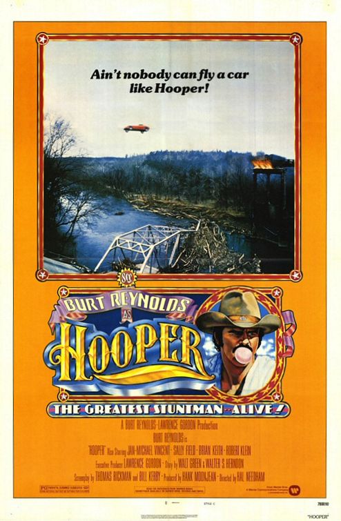 the movie poster: Hooper (1978)