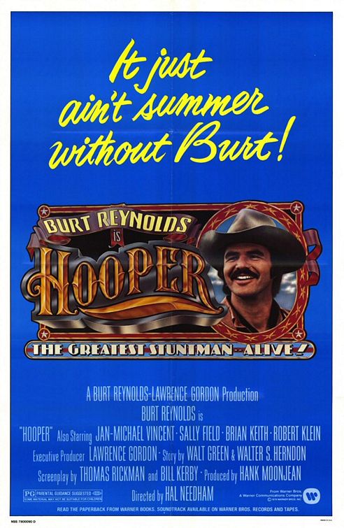 the movie poster: Hooper (1978) ver2