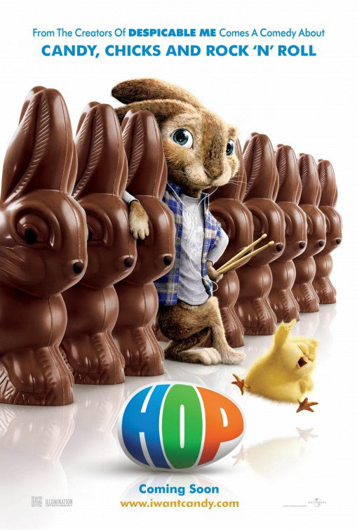 1000 piece jigsaw puzzle for the movie poster: Hop (2011)