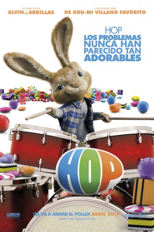 1000 piece jigsaw puzzle for the movie poster: Hop (2011) ver10