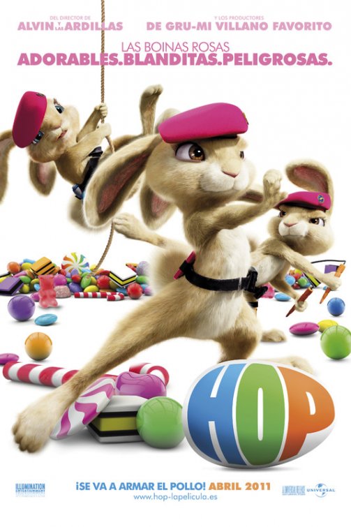 1000 piece jigsaw puzzle for the movie poster: Hop (2011) ver11