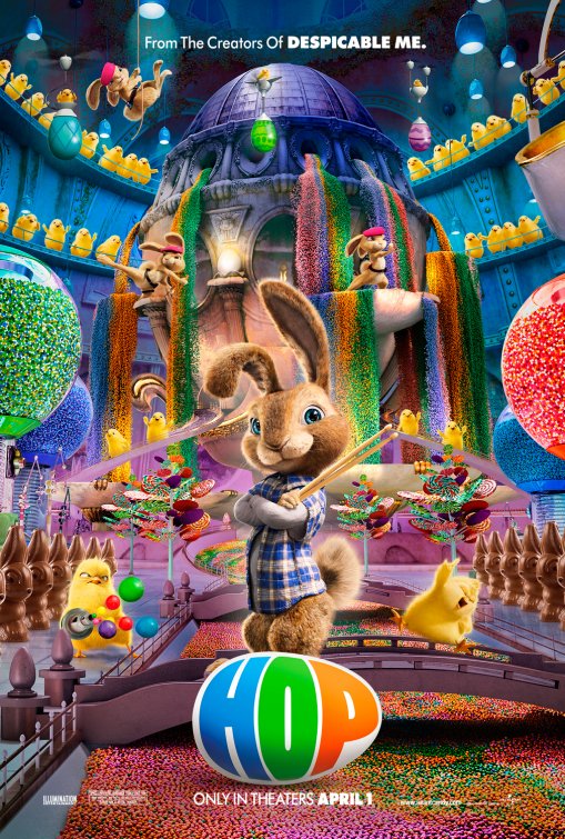 1000 piece jigsaw puzzle for the movie poster: Hop (2011) ver12