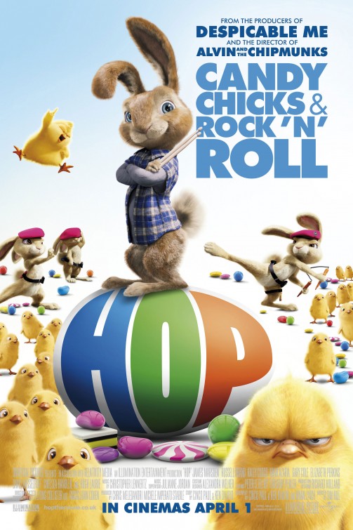 1000 piece jigsaw puzzle for the movie poster: Hop (2011) ver13