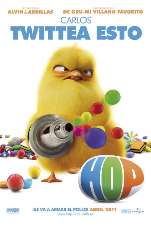 1000 piece jigsaw puzzle for the movie poster: Hop (2011) ver7