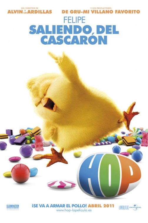 1000 piece jigsaw puzzle for the movie poster: Hop (2011) ver9