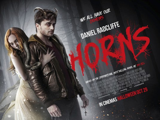 1000 piece jigsaw puzzle for the movie poster: Horns (2014) ver7