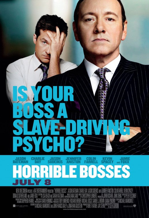1000 piece jigsaw puzzle for the movie poster: Horrible Bosses (2011)