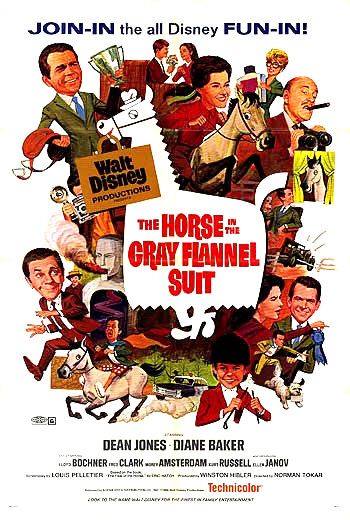 the movie poster: The Horse in the Gray Flannel Suit (1968)