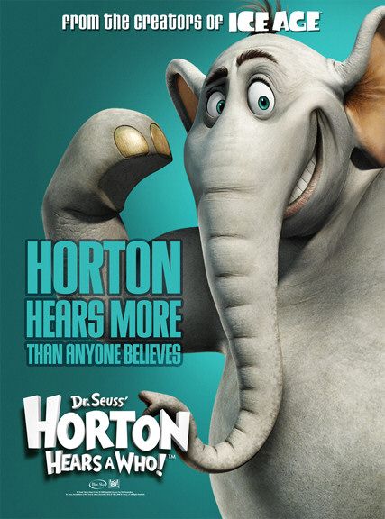 the movie poster: Horton Hears a Who! (2008) ver13