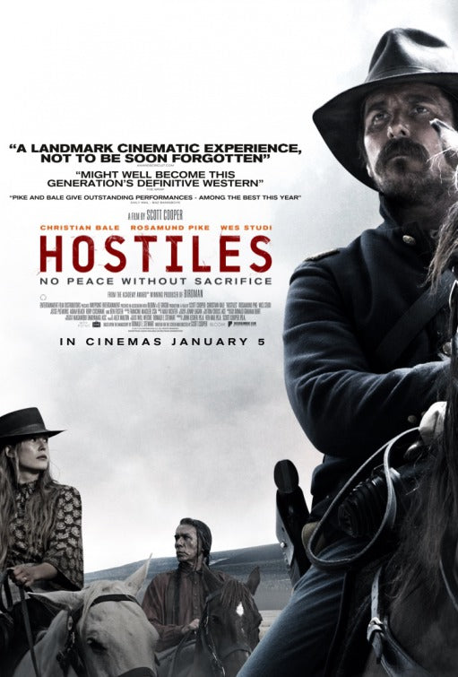 1000 piece jigsaw puzzle for the movie poster: Hostiles (2017) ver2