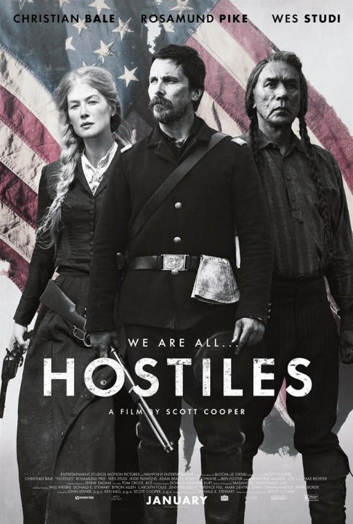 1000 piece jigsaw puzzle for the movie poster: Hostiles (2017) ver3