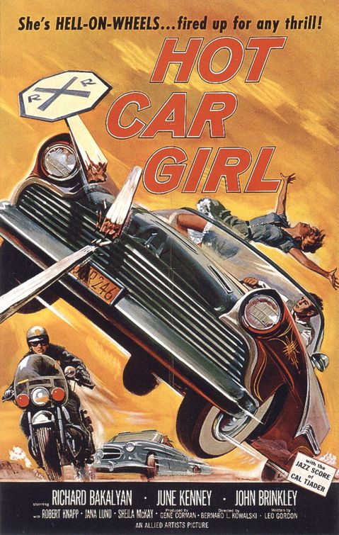 the movie poster: Hot Car Girl (1958)