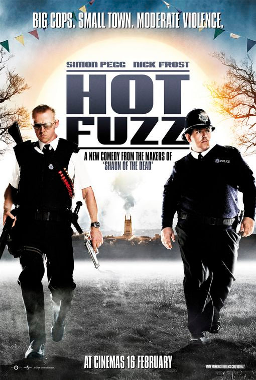 the movie poster: Hot Fuzz (2007) ver2
