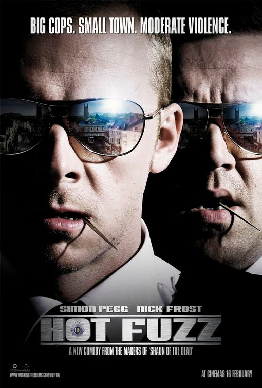 the movie poster: Hot Fuzz (2007) ver4