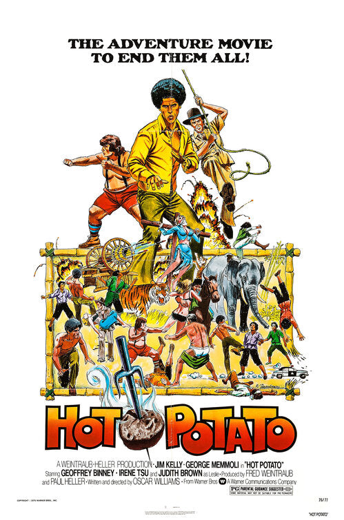 1000 piece jigsaw puzzle for the movie poster: Hot Potato (1976)