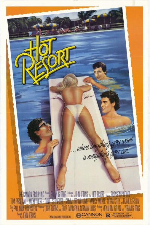 1000 piece jigsaw puzzle for the movie poster: Hot Resort (1985)