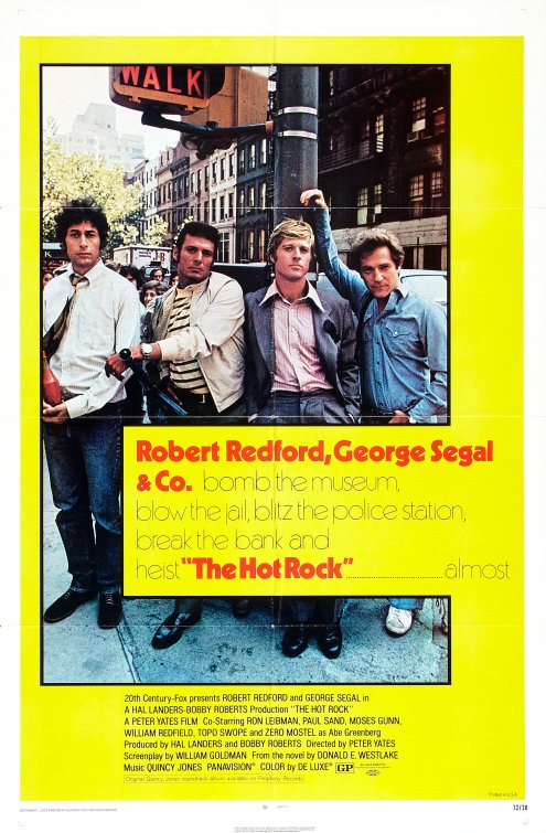 1000 piece jigsaw puzzle for the movie poster: The Hot Rock (1972)