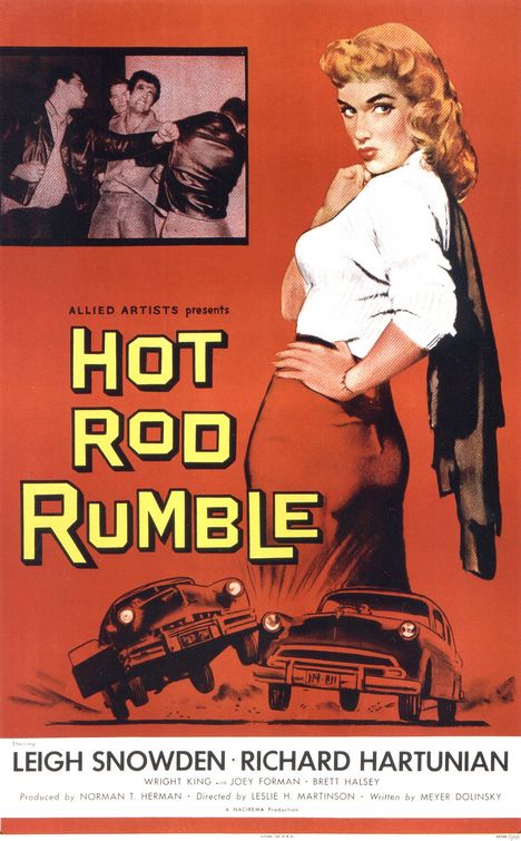 the movie poster: Hot Rod Rumble (1957)