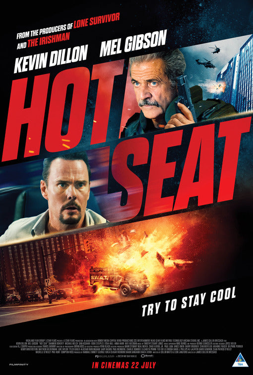 1000 piece jigsaw puzzle for the movie poster: Hot Seat (2022)