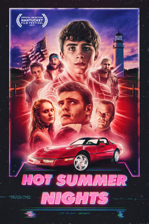 1000 piece jigsaw puzzle for the movie poster: Hot Summer Nights (2018)