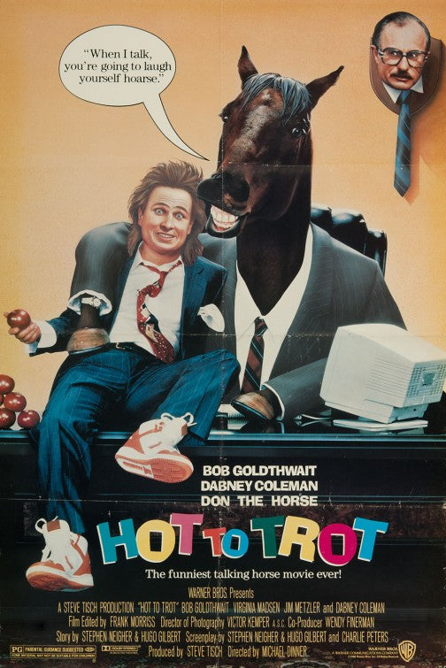 the movie poster: Hot to Trot (1988)