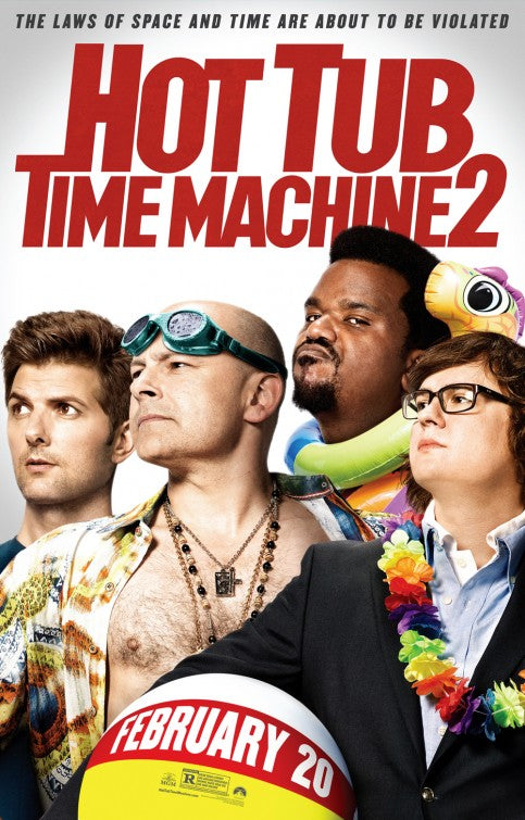 1000 piece jigsaw puzzle for the movie poster: Hot Tub Time Machine 2 (2015)