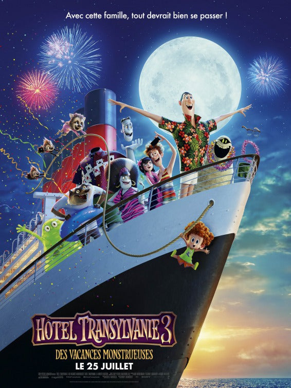 1000 piece jigsaw puzzle for the movie poster: Hotel Transylvania 3: Summer Vacation (2018) ver4
