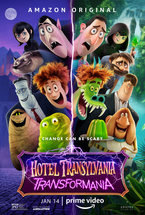 1000 piece jigsaw puzzle for the movie poster: Hotel Transylvania: Transformania (2022) ver2