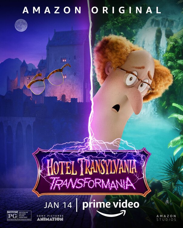 1000 piece jigsaw puzzle for the movie poster: Hotel Transylvania: Transformania (2022) ver6