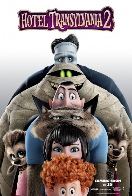 1000 piece jigsaw puzzle for the movie poster: Hotel Transylvania 2 (2015) ver2