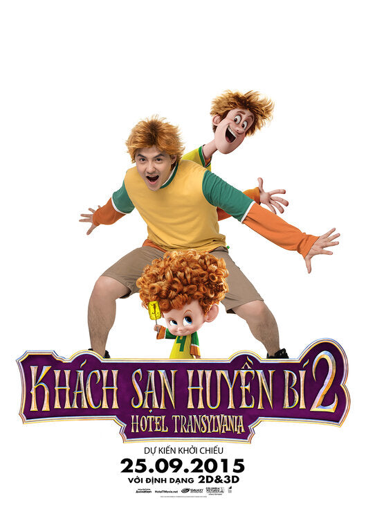 1000 piece jigsaw puzzle for the movie poster: Hotel Transylvania 2 (2015) ver27